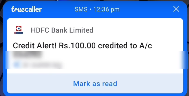 Withdraw up to ₹500 at once.