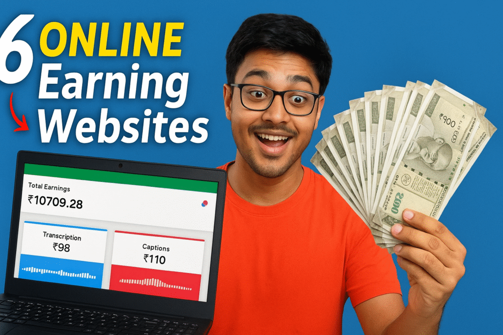 Best 6 Online Earning Websites That Pay You Real Money Without Investment!!