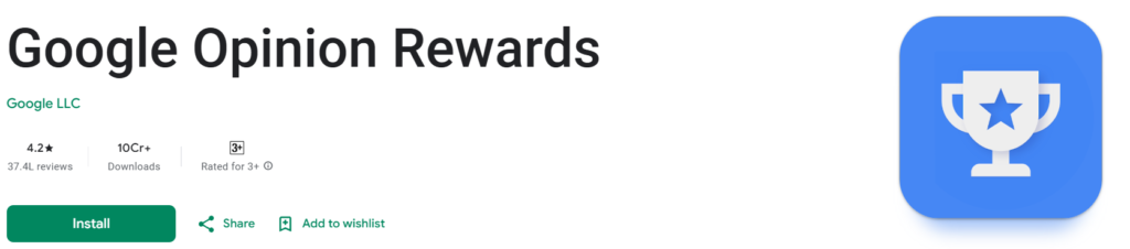 Google Opinion Rewards