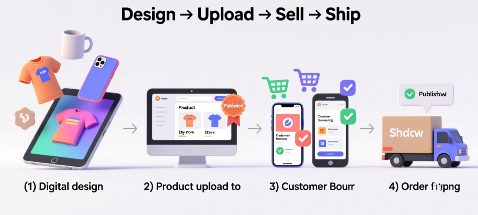 Make Money Fast Online with Print-on-Demand