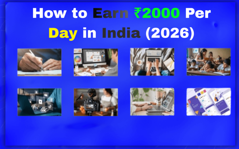 How to Earn ₹2000 Per Day in India (2026)