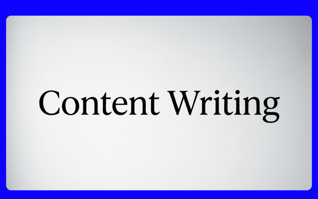 Content Writing