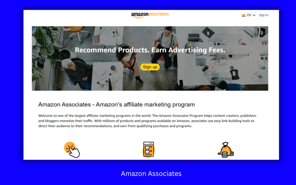 Amazon Associates - Trusted Online Money Making Sites Without Investment