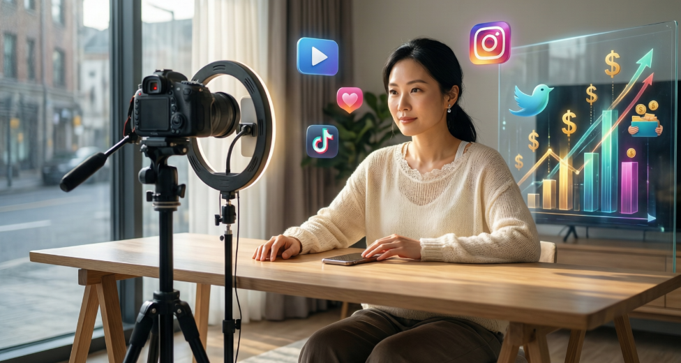 Content Creation on YouTube, Instagram, Facebook