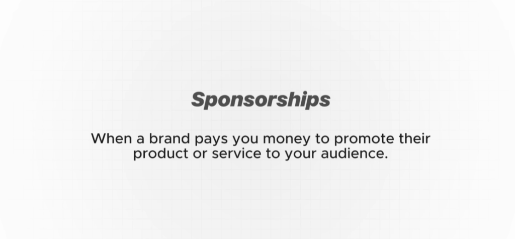 SPONSORSHIPS 