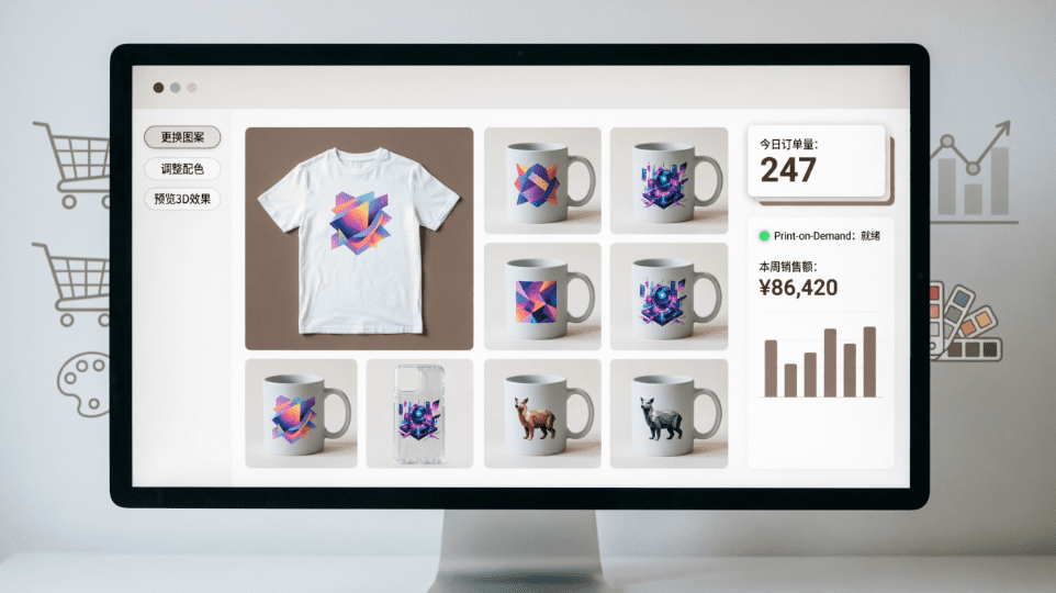 3. Print-on-Demand with AI (Fast Growing Business)